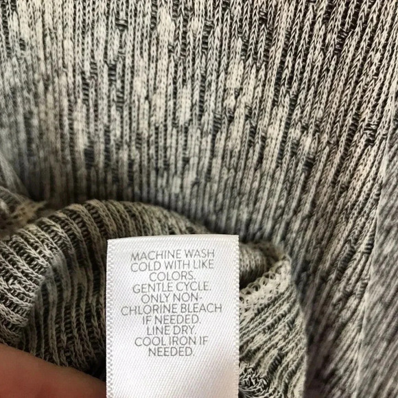 Pure Jill Knit LINEN COTTON Shift Dress Size Medium M Long Sleeve Lagenlook J - Picture 16 of 16